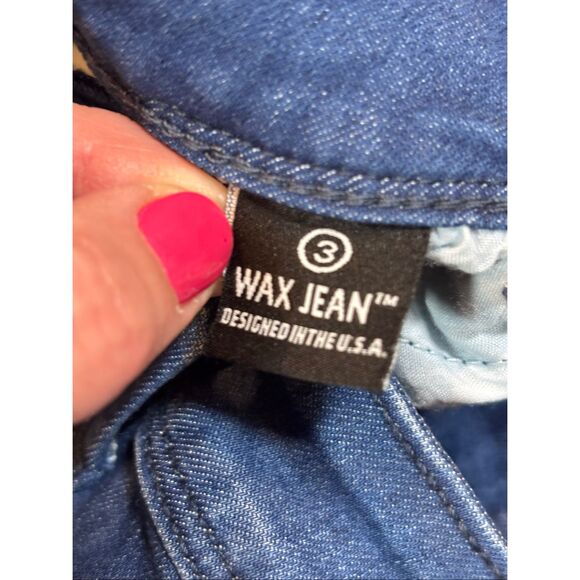Wax Jeans Butt I Love You Distressed Jeans Size 3 - Picture 12 of 12